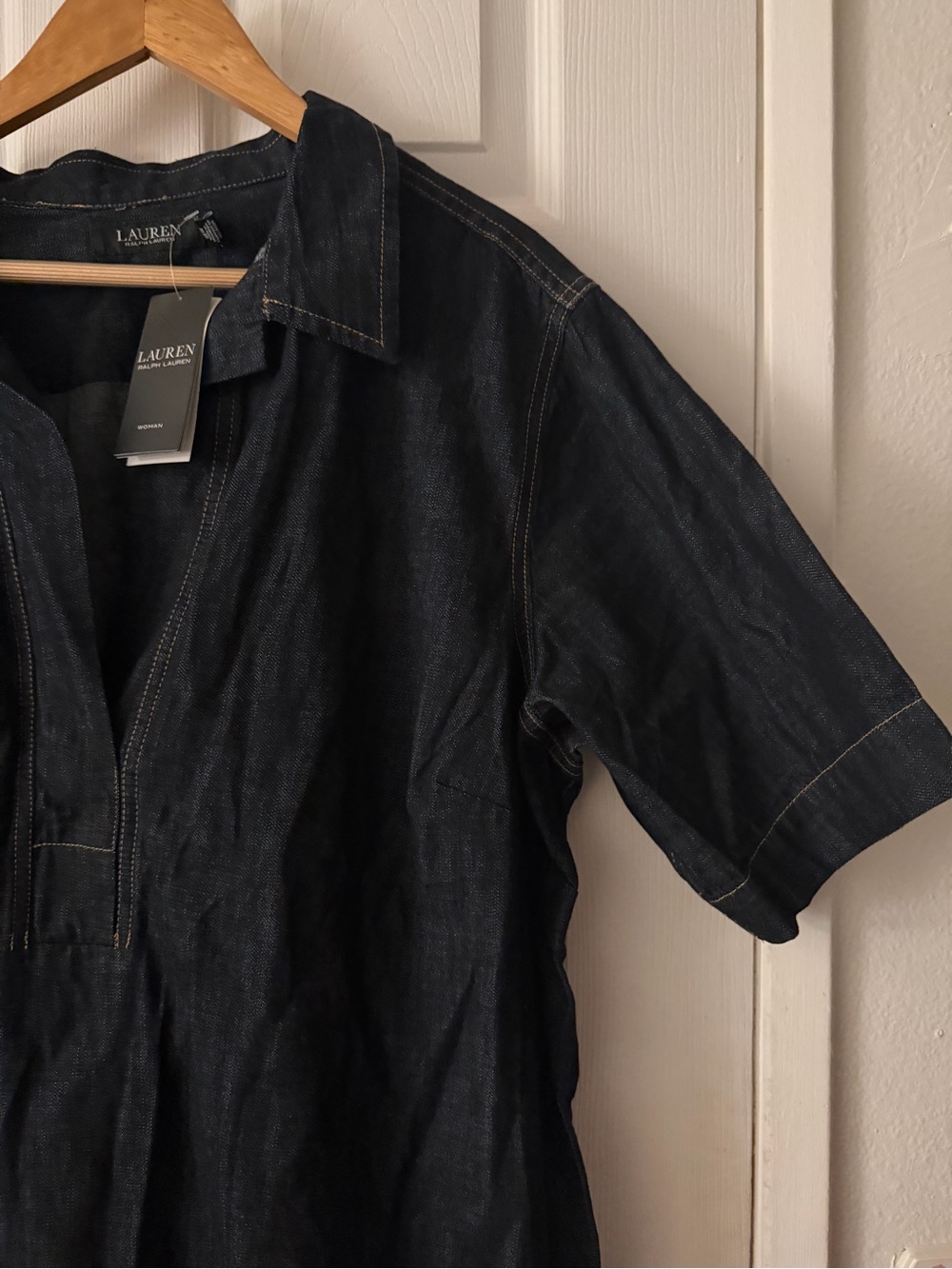 Ralph Lauren Dark Indigo Denim Tunic - Picture 3 of 12